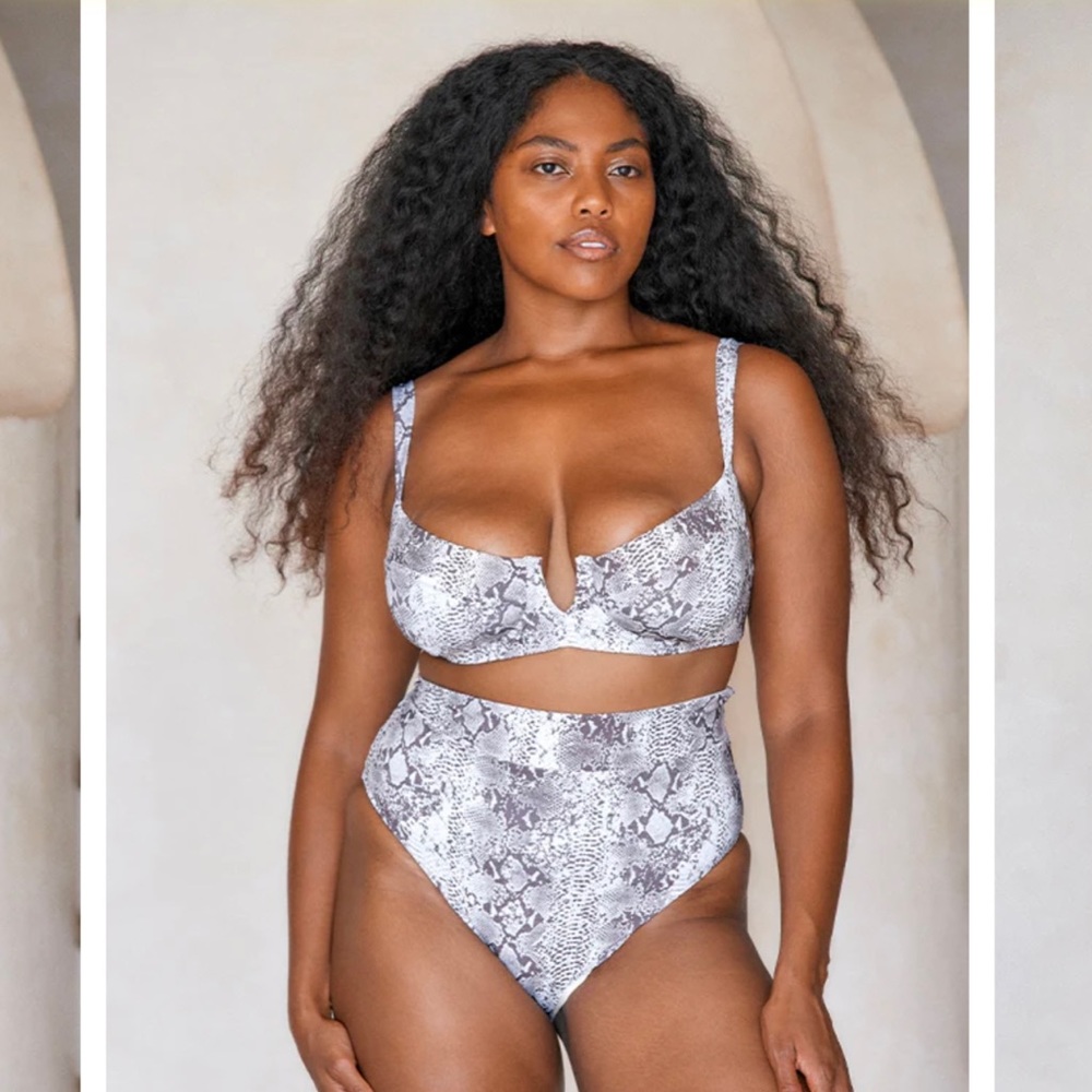 Snakeskin bikini from Monday swimwear